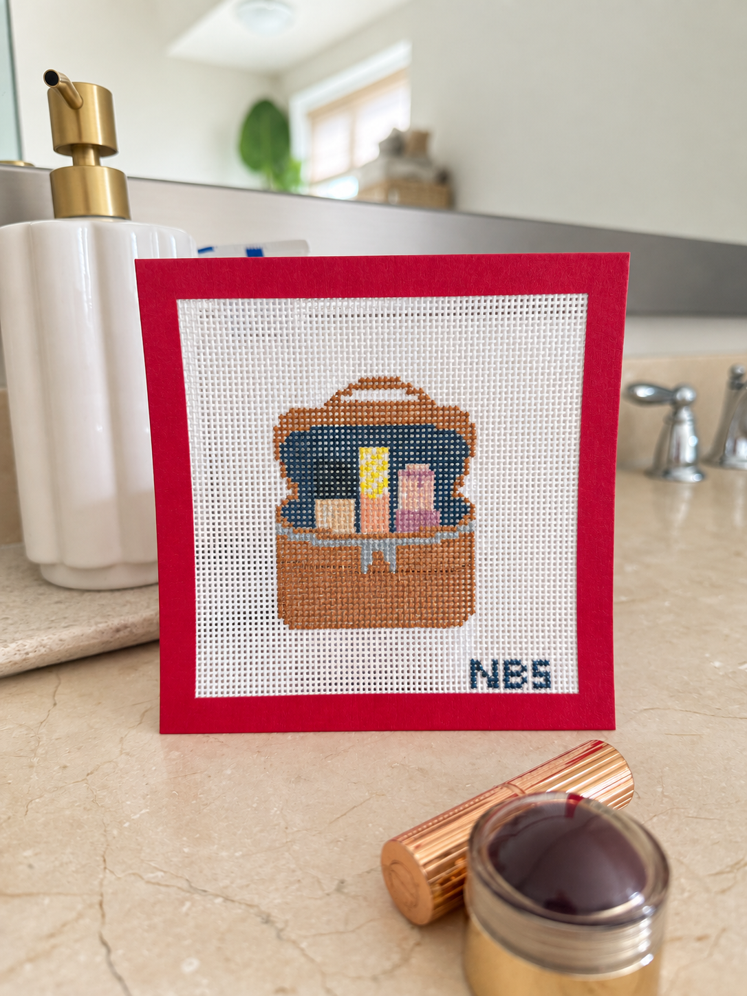 5 Minute Face Needlepoint Canvas