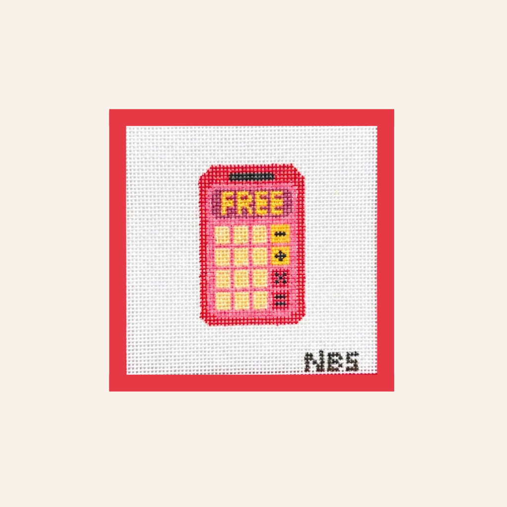 Girl Math Needlepoint Canvas