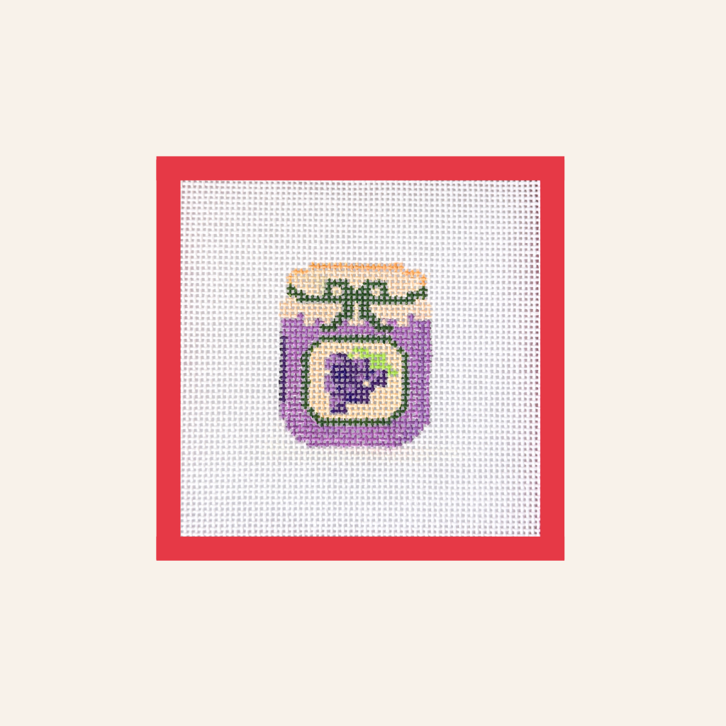 Grape Jam Needlepoint Canvas