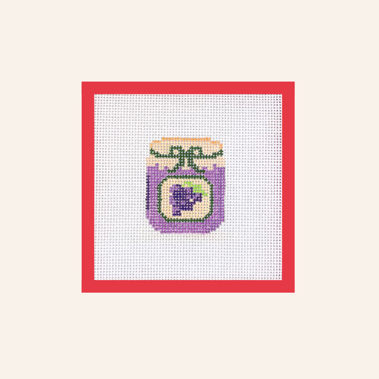 Grape Jam Needlepoint Canvas