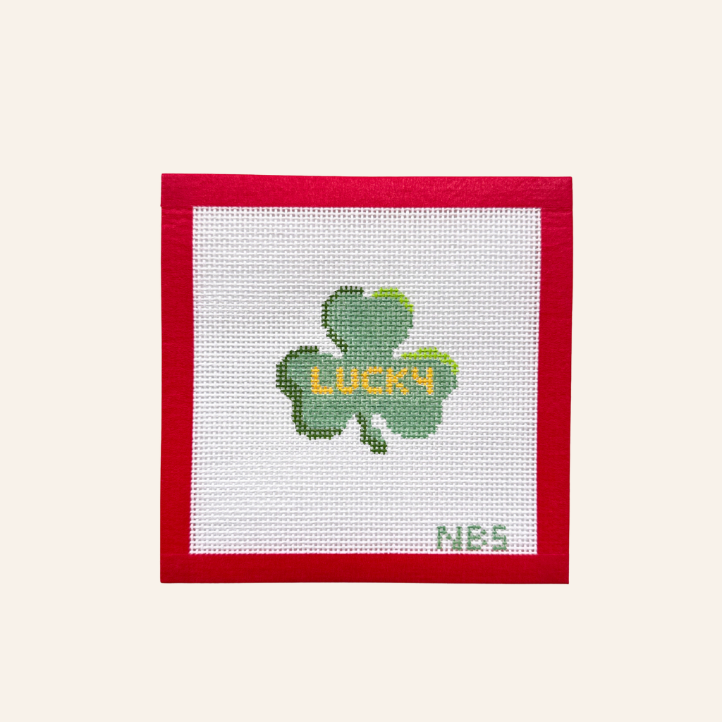 Lucky Clover Beginner Needlepoint Kit