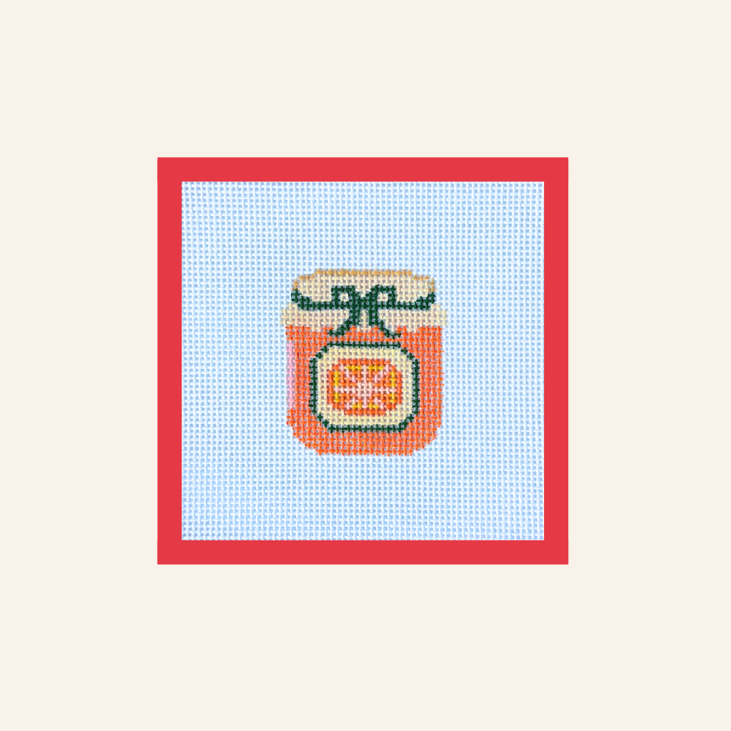 Orange Marmalade Needlepoint Canvas