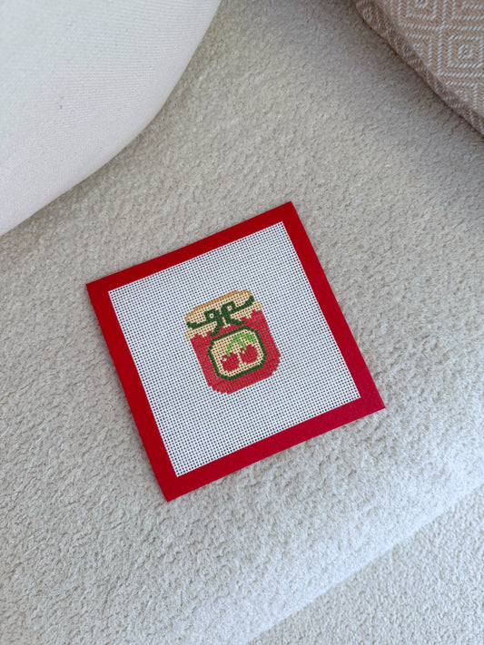 Cherry Jam Needlepoint Canvas