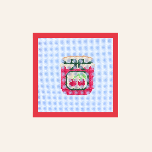 Cherry Jam Needlepoint Canvas