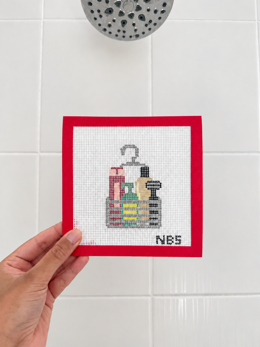 Everything Shower Needlepoint Canvas