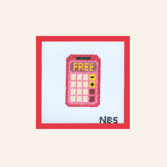 Girl Math Needlepoint Canvas