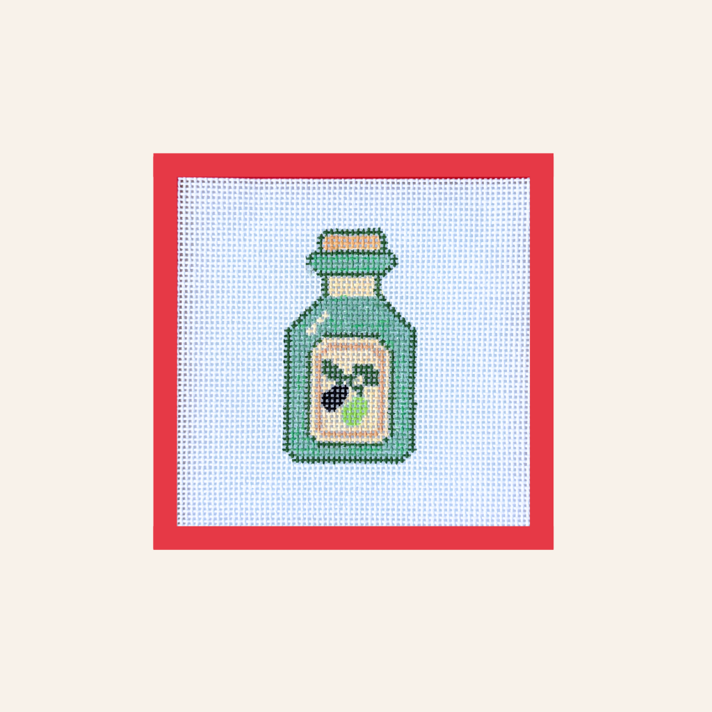 Olive Oil Needlepoint Canvas