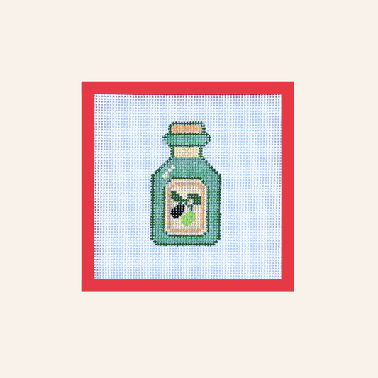 Olive Oil Needlepoint Canvas