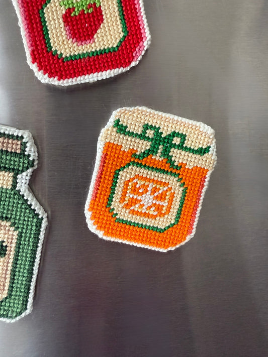 Orange Marmalade Needlepoint Canvas